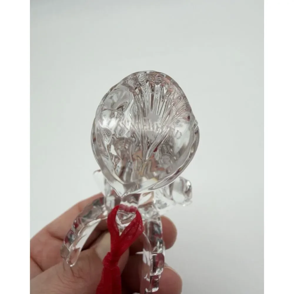 Waterford Crystal Angel Playing Lute Christmas Ornament 4” Vintage 2003